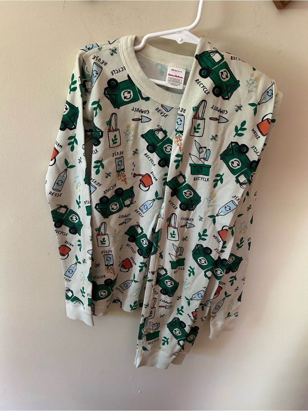 Hanna Andersson Recycle Long Sleeve & Pants Pajama Set